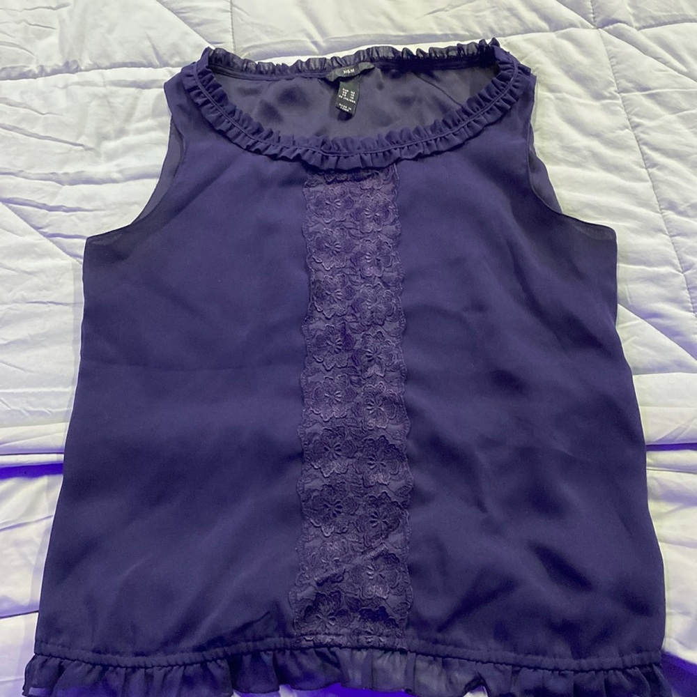 Brand H&M, Size 12, Color Dark Blue